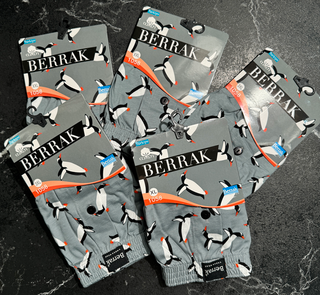 لباس زیرمردانه (ترک) براک (BERRAK)طرح پنگون(شورت شلوارک) کد 208