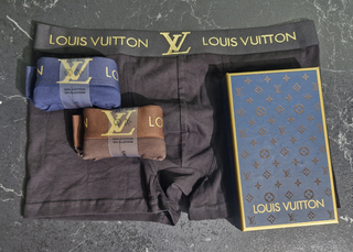 لباس زیرمردانه ترک برندلویی ویتون(LOUIS VUITTON) پادار (شورت مردانه)کد104